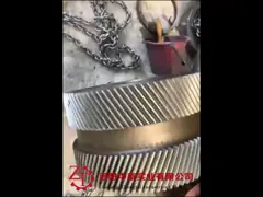 Мельница угля брызгает/, который принудили выкованная смазкой фабрика шестерни кольца и шестерни распорки mil шарика video