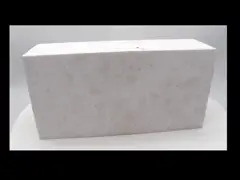 Кирпич муллита корунда высококачественной тугоплавкой особой чистоты RS белый video