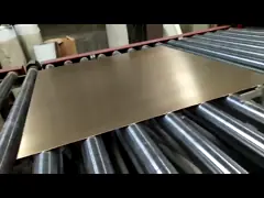 Отполированная поверхностная листовая медь латуни и меди 99,9% чистая гибкая video