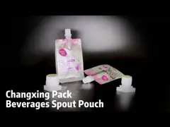 250ml 750ml Spouted жидкость для того чтобы стоять вверх выжимка арахисового масла LDPE мешков video