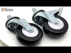 PVC Swivel Medium Duty Caster Wheels Industrial 75MM video
