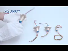 Anneaux de glissement à grande vitesse 300 tours par minute 12 circuits avec des contacts or-or