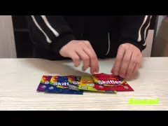 Конфета стоит вверх упаковка Gummies CBD медицинской конопли сумки мешка небольшая video