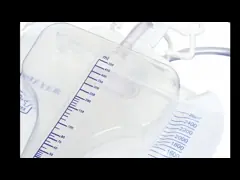 Клапан креста пользы t взрослой устранимой сумки дренажа метра мочи одиночный video