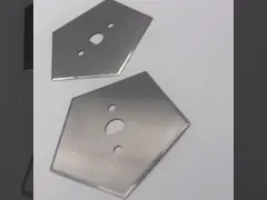 Восьмиугольное керамическое круговое лезвие 68 HRC 0.01mm для разрезая машины video