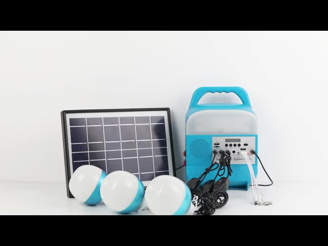 キットをつける8000mah携帯用太陽キャンプの軽い3PCS LEDの太陽電池パネル