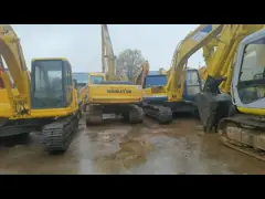 экскаватора KOMATSU руки заграждения 19M тип PC220 Crawler длинного подержанного гидравлический - 6 video