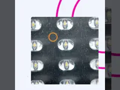 6500К 100 лампа тропы уличных светов СИД ватта ИП65 солнечная приведенная в действие интегрированная video