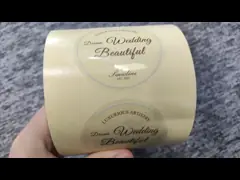 RPC повторно использовал бумагу стикера винила отрезка плашки прозрачную для химических продуктов video