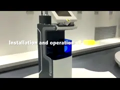 Фракционная лазерная машина с углекислым газом для удаления рубцов и растяжений кожи video