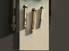 Анкерные болты с втулкой Крепеж из углеродистой стали M6-M24 Желтый video