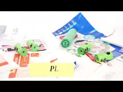 PLA кормы собаки 33cmx22cm Biodegradable кладет 18 микронов в мешки video