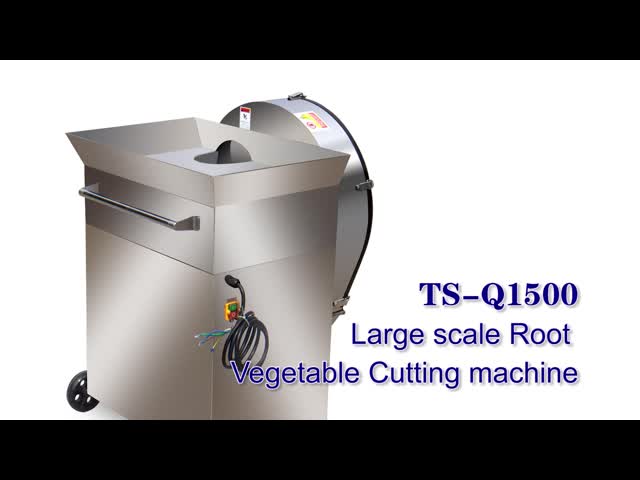 Автомата для резки овоща шелка вырезывания автомата для резки овоща корня 1.5KW 150KG вырезывание овоща выхода большого высокое видео