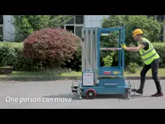 Customized 6 -12 M Aerial Mast Lift Platform Hydraulic Platform Lift