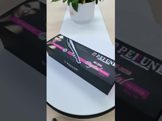 Подарочная коробка Eco раскручивателей электрических волос завивая дружелюбная упаковывая изготовленное на заказ 1200gsm видео