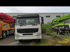 Автобетононасос ZOOMLION 67m 67X-7RZ б/у для продажи video