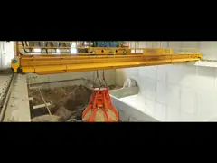 Тип самосхват QZ крана балочного моста 20t двойника A6 с путешествовать video