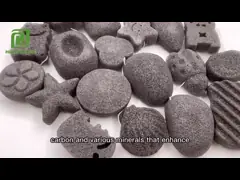 Активированная форма цветка Tripetal губки бамбукового угля Konjac лицевая video