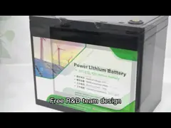 Батареи замены батареи лития 12.8V ODM LiFePO4 OEM 100AH 200AH батарея свинцовокислотной перезаряжаемые с построенный в BMS video