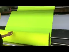 Polyester Reflective Fluorescent Mesh Fabric For Security Work Safety Vests