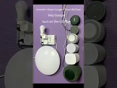 умный свет 230V дальше с выключателя Wifi шатии Wifi RoHS 2.4GHz 3 video