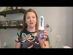 Водяной зубной флоссер беспроводной для зубов портативный пероральный ирригатор 5модов 6джетные советы съемный резервуар с водой video