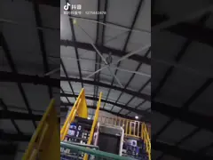7.3m Giant Industrial Geared Motor Ventilation Cooling In Express Sorting Center
