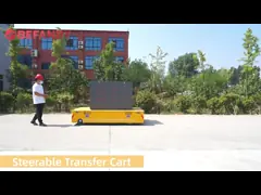 Дирекционный Стерабле Траклесс автомобиль тележки передачи 9 тонн 12 месяца гарантии video