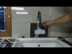 China 3kw Deck Mounted Heater Faucet 3-5s Shower Faucet With Temperature Display supplier