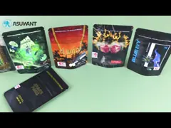 Сумка Compostable засорителя упаковывая стоит вверх печать Gravure доказательства запаха/печатание цифров video