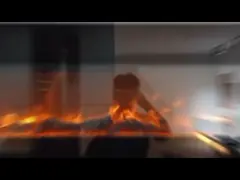 Огня угля портативного камина оформления небольшого электрического пламя искусственного одиночное/Multi цвета горения video