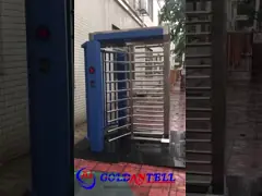 120 ডিগ্রি রোটেশন আনসপরিভিড এরিয়া ফুল হাইট গেট আরএফআইডি অ্যাক্সেস কন্ট্রোল পথচারী