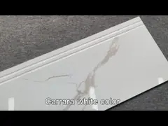 Шаг пола лестниц Каррары белый керамический кроет кислотоупорное черепицей video