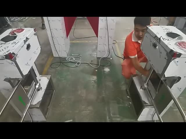 Полноавтоматические ворота барьера качания управления доступом для школы/автовокзала/парка видео