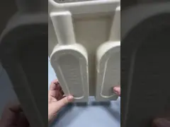 Bamboo Pulp Tray Packaging Recycled Molded Pulp Insert Wine Bottle Packaging