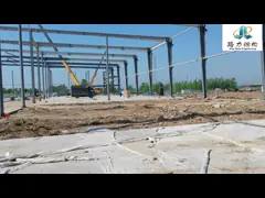 Преfabricated Steel Structure Building Construction Metal Prefab Warehouse Промышленные здания Строение из стали video