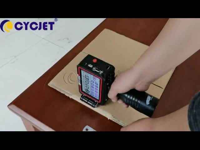 12.7mm Height Handheld Inkjet Printer Coding Machine For Box Carton Paper