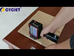 چاپگر جوهرافشان دستی 12.7 میلی متری در حالت آماده به کار طولانی برای جعبه کارتن