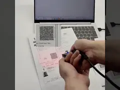 1D 2D миллион сканирований модуля блока развертки штрихкода непрозрачных международных video