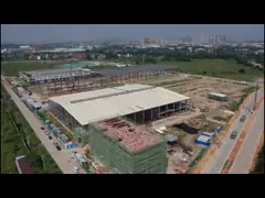 Складское здание из стальной конструкции по индивидуальному проекту с ветроустойчивостью 12 класса video