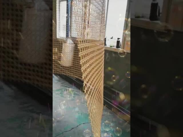 Fio frisado dobro Mesh Titanium Coated Partition de SS304 1x2mm
