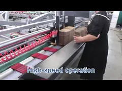 машина 17KW автоматической рифленой коробки 120-220pcs/min шить video