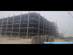 Полуфабрикат структура стали офиса строя Multi этаж video