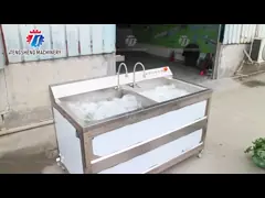 Стиральная машина салата шпината стиральной машины пузыря коммерчески стиральной машины фрукта и овоща 150KG большая video