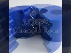 Wear resistant polyurethane Spray box used in petroleum industry,Rubber polyurethane rubber core