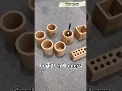 Экологически чистый пробковый карандаш для карандаша держатель канцелярские принадлежности video