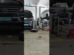 Удар распорки подвеса воздуха Benz замены ML63 Мерседес с ADS 1663201313 video