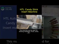 машина вставки ручки конфеты круга сертификата 60pieces/Min CE 380v video