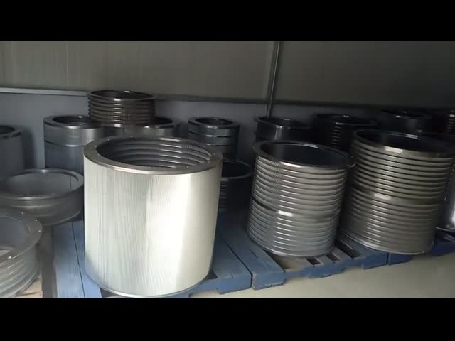 SS 304 material Wedge Wire Screen Basket with 0.1mm slot For pulp screening