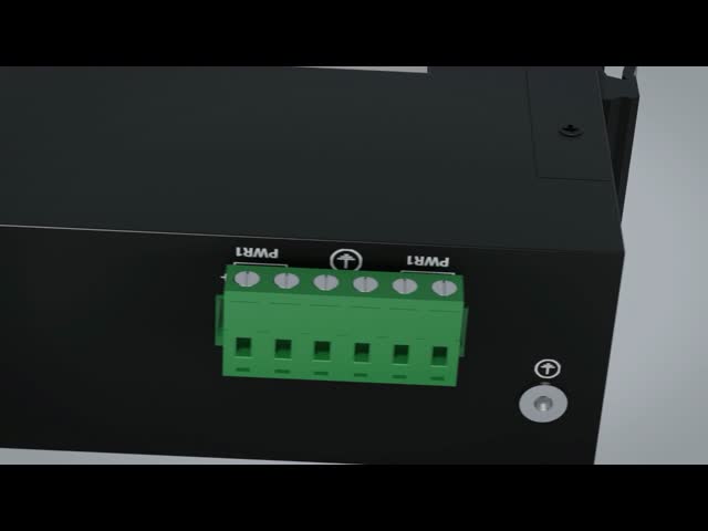 30W倍力繊維SFP PoEの注入器のProcet DINの柵PoEの注入器6KVのサージの保護